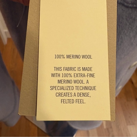 Aritzia | Wilfred Free | Merino Wool Shacket | Light Blue/Grey | Size XS | NWT ✨ - Picture 11 of 15